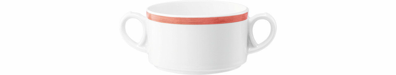 Community, Suppentasse ø 101 mm / 0,35 l Pinselband rot
